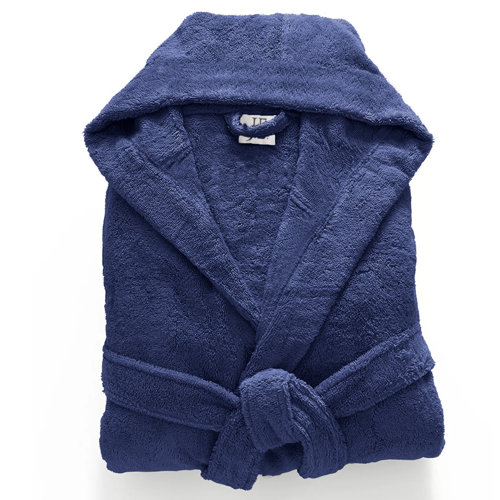 Wade Logan Walmoor 100 EgyptianQuality Cotton Bathrobe with Hood